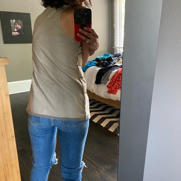 Alice + Olivia Silk Overlay Top XS - Picture 6 of 13